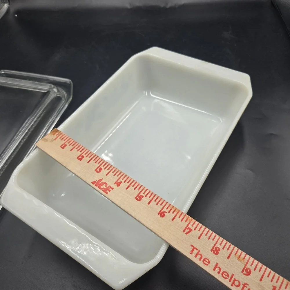 Vintage 1960's Pyrex 575B Gold Acorn Leaves Casserole Server Dish 2 Qt + Lid USA